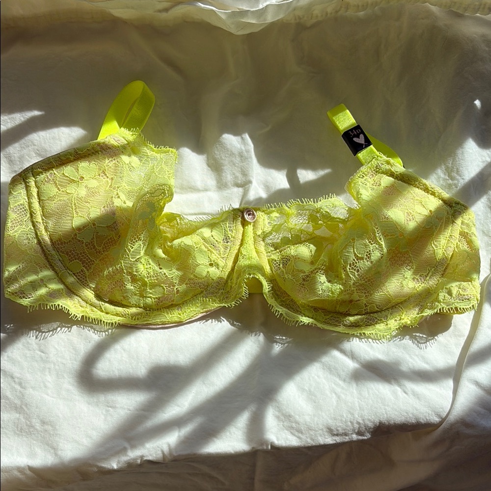 Victoria's Secret Neon Lace Bra